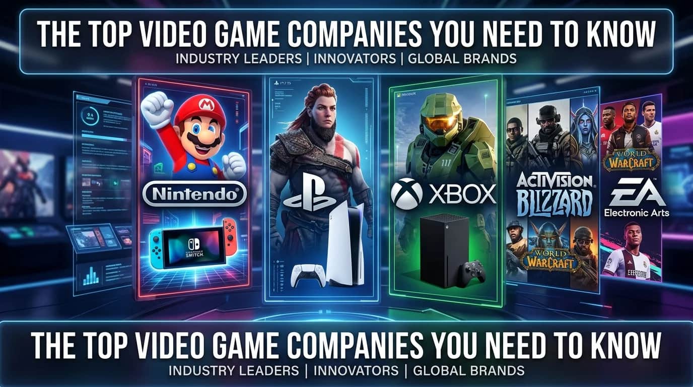 The Top Video Game Companies You Need to Know